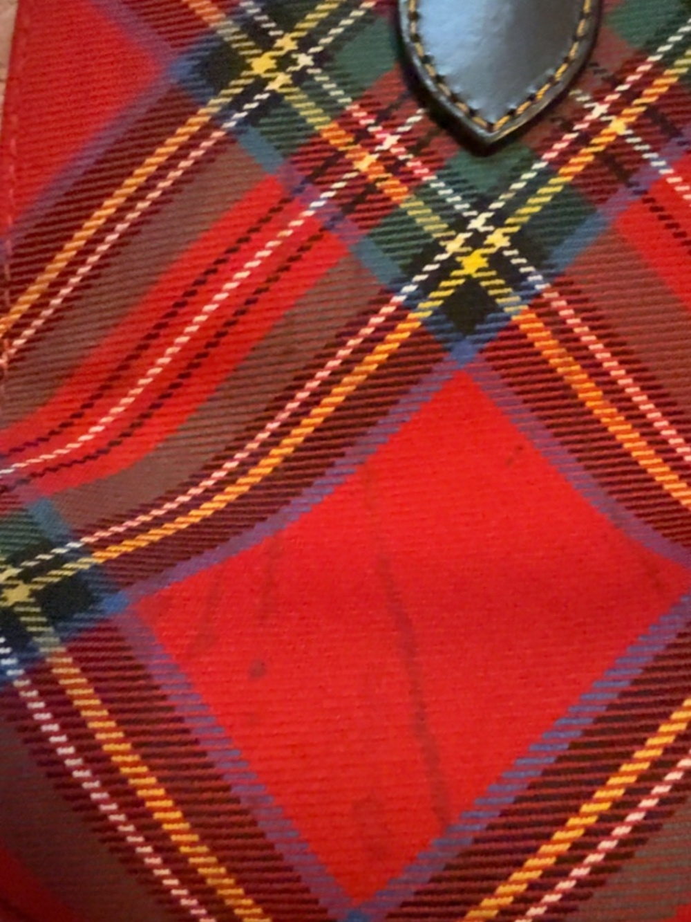 Dooney & Bourke Red Plaid Satchel Tote - Picture 6 of 9